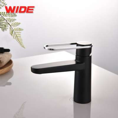 New design single handle black bathroom faucet manufacturer