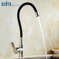 Cheap Single Handle Colors Flexible Hose Adjustable Brass Kitchen Sink Faucet