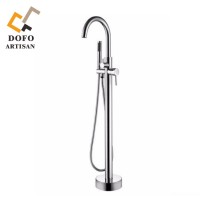 Europe style 59 brass single handle artistic bathroom bathtub faucet