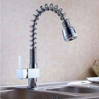 Low pressure kitchen sink water ridge faucet