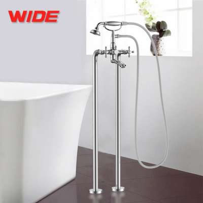 Telephone design floor mounted freestanding bathtub faucet with good price