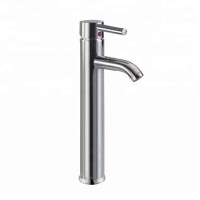 Round design glass basin water faucet