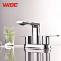 Wholesale price deck mounted bathroom wash basin faucet