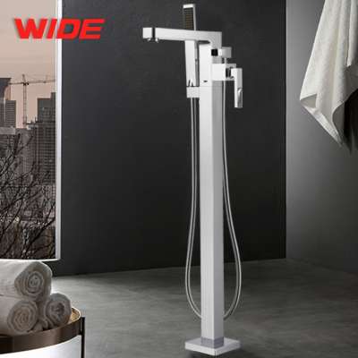 Cheap floor mounted freestanding bathtub shower faucet for sale