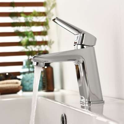 Cheap brass single handle basin faucet for bathroom