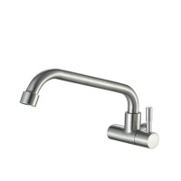 Chinese factory stainless steel wall in kitchen sink faucets