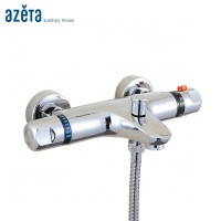 China Supplier Thermostatic Mixing Valve Brass Cartridge Bathroom Water Bath Shower Mixer Thermostatic Faucet