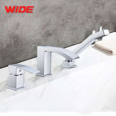 China wholesale upc 3 pieces waterfall bathtub faucet with high quality