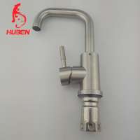 UPC Pull Down one Handle 304 Stainless Steel Kitchen Faucet