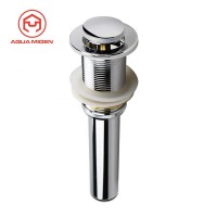 Bathroom Faucet  Polished Chrome Pop Up Sink Drain without Overflow