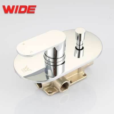Brass Concealed Tap Thermostatic Trim With Volume Control And Diverter Shower Set Faucet With WATERMARK