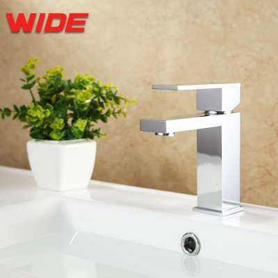 Low Price China sanitary ware Basin Square Faucet,bathroom wash sink copper faucet