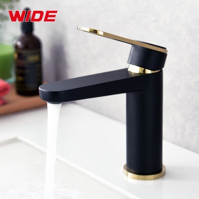 New design single handle black bathroom faucet manufacturer in Kaiping